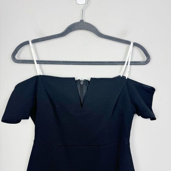 LULU’S | NEW Cheers To This Black Off the Shoulder Bodycon Dress Women’s Size M - Picture 5 of 10